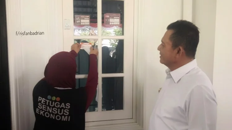 Sensus Ekonomi 2026 Kepri Dimulai, Rumah Gubernur Ansar Jadi yang Pertama
