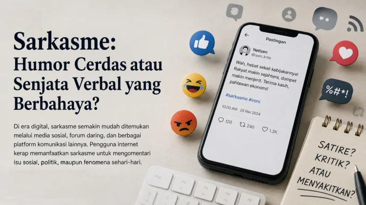 Sarkasme: Humor Cerdas atau Senjata Verbal yang Berbahaya?