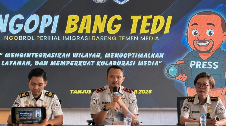 Imigrasi Tanjung Uban Gelar “Ngopi Bang Tedi” Perkuat Sinergi dengan Media