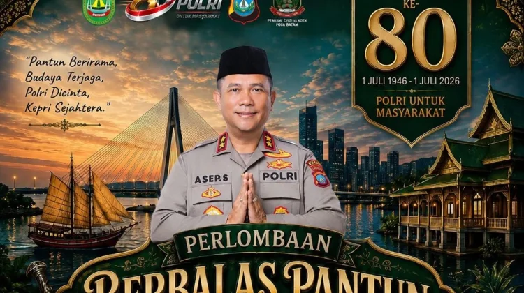 Hari Bhayangkara Ke-80, Polda Kepri Gelar Lomba Pantun