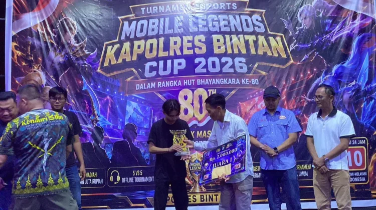 Black LD Juara Mobile Legends Kapolres Bintan Cup 2026