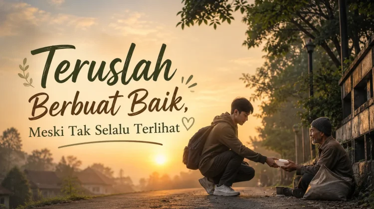 Teruslah Berbuat Baik, meski Tak Selalu Terlihat