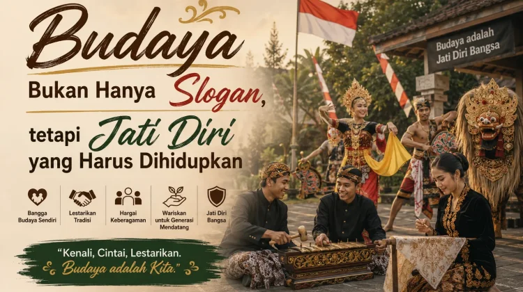 Budaya Bukan Hanya Slogan, tapi Jati Diri yang Harus Dihidupkan