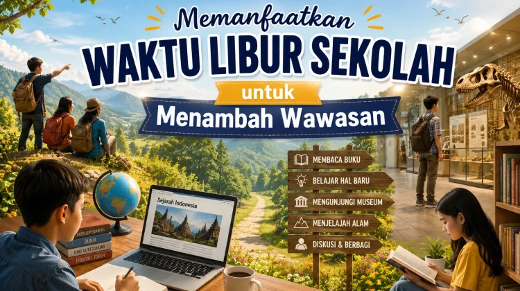 Manfaatkan Waktu Libur Sekolah untuk Tambah Wawasan