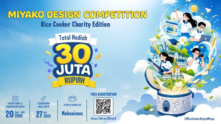 MIYAKO Ajak Mahasiswa DKV Berkreasi Melalui Design Competition-Charity Edition
