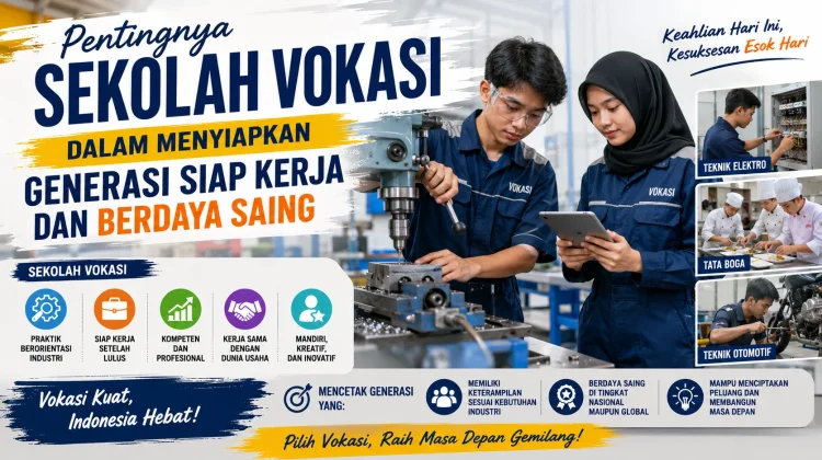 Pentingnya Sekolah Vokasi dalam Menyiapkan Generasi Siap Kerja dan Berdaya Saing
