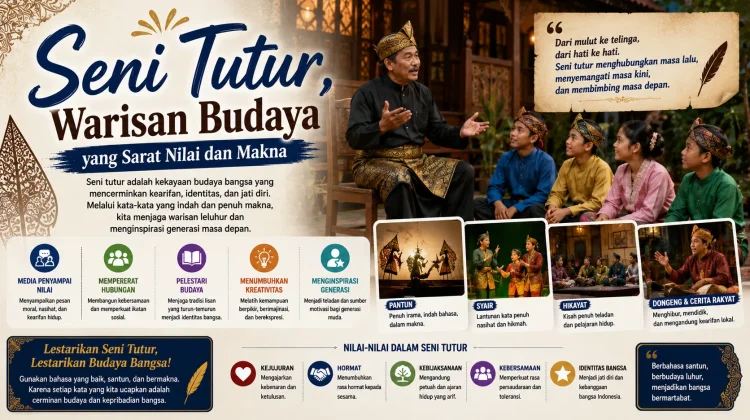 Seni Tutur, Warisan Budaya yang Sarat Nilai dan Makna