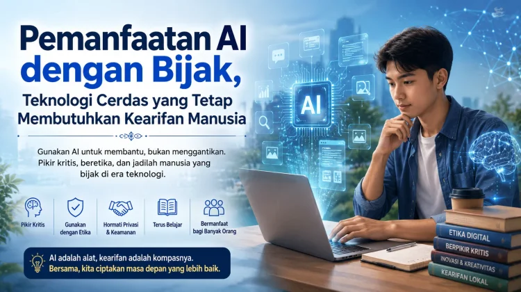 Pemanfaatan AI dengan Bijak, Teknologi Cerdas  Membutuhkan Kearifan Manusia