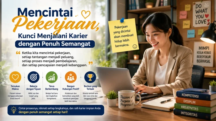 Mencintai Pekerjaan, Kunci Menjalani Karier dengan Penuh Semangat