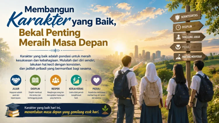 Membangun Karakter yang Baik, Bekal Penting Meraih Masa Depan