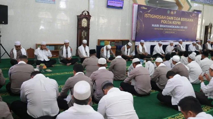 Sambut Hari Bhayangkara Polda Kepri Gelar Istighosah dan Doa Bersama