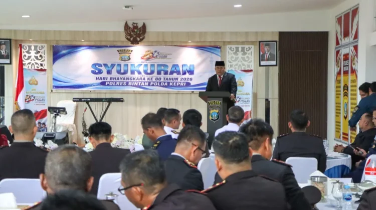 Pemkab Bintan Apresiasi Kinerja Polres Bintan di Hari Bhayangkara ke-80