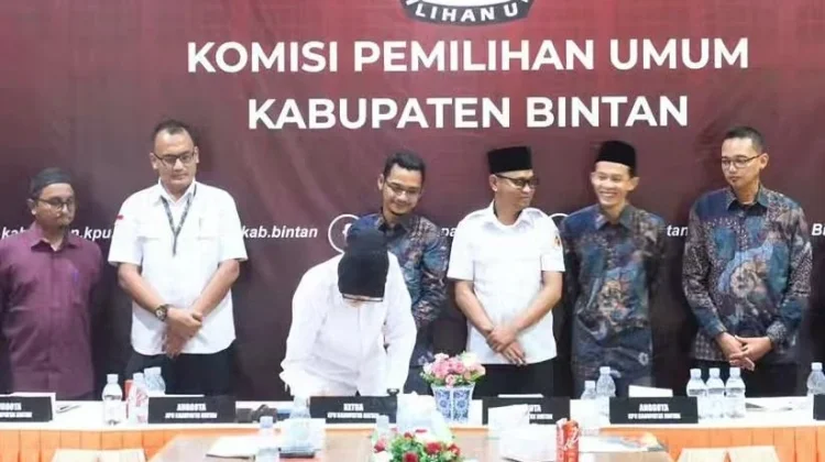 KPU Bintan Susun Standar Pelayanan Pemutakhiran Data Pemilih