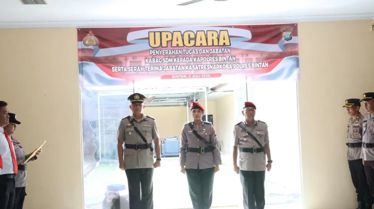 Polres Bintan Lakukan Pergantian Pejabat
