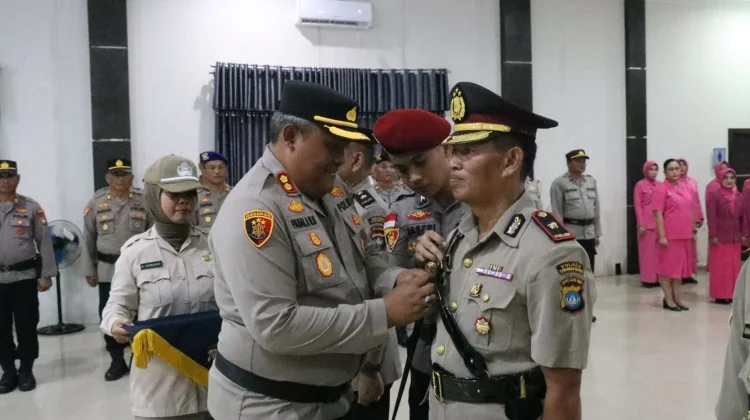 Polres Lingga Resmi Ganti Wakapolres dan Kasatreskrim Baru
