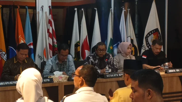 KPU Kepri Tetapkan 1,6 juta pemilih, Pemilih Baru Dominasi Kenaikan Data