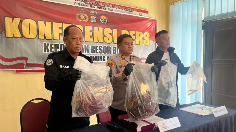 Pencurian Kabel Rugikan Kopdes Merah Putih di Bintan Rp10 Juta