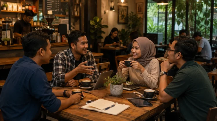 Tradisi Ngopi sebagai Ruang Bertukar Gagasan