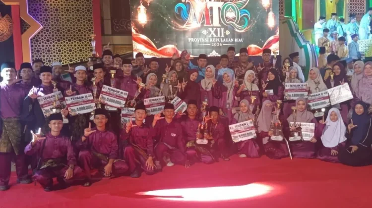 Kafilah Lingga Raih Peringkat Keempat pada MTQ XII Tingkat Provinsi Kepri
