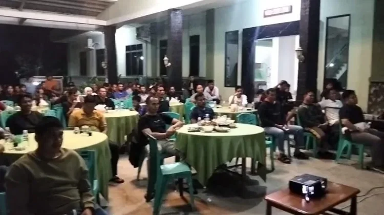 Kodim 0315/Tanjungpinang Gelar Nobar Piala Dunia