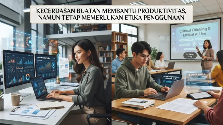 Kecerdasan Buatan Membantu Produktivitas, namun tetap Memerlukan Etika Pengguna