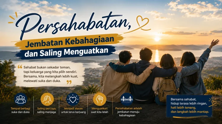 Persahabatan, Jembatan Kebahagiaan dan Saling Menguatkan