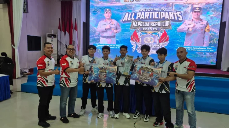 Polresta Tanjungpinang Juara Mobile Legends Kapolda Kepri Cup