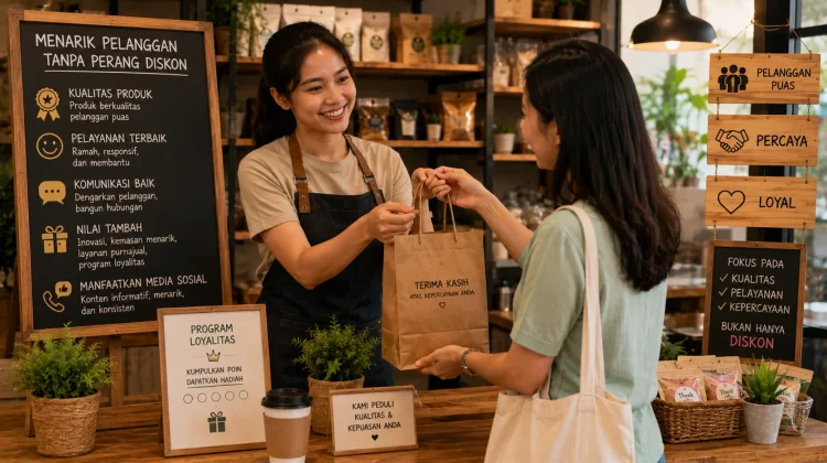 Cara Menarik Pelanggan tanpa Perang Diskon