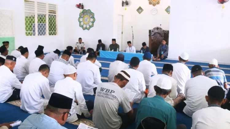 Lapas Tanjungpinang Gelar Pengajian untuk Perkuat Pembinaan Rohani Warga Binaan