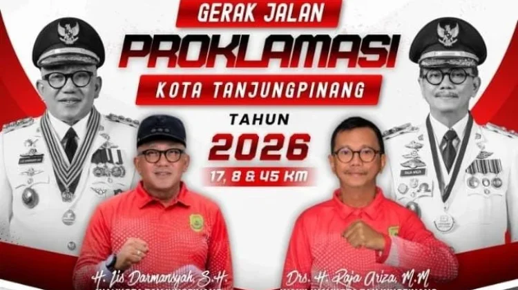 Pendaftaran Gerak Jalan Proklamasi Tanjungpinang Resmi Dibuka Secara Daring