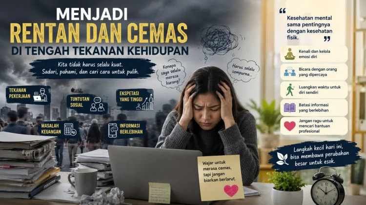 Menjadi Rentan dan Cemas Ditengah Tekanan Kehidupan