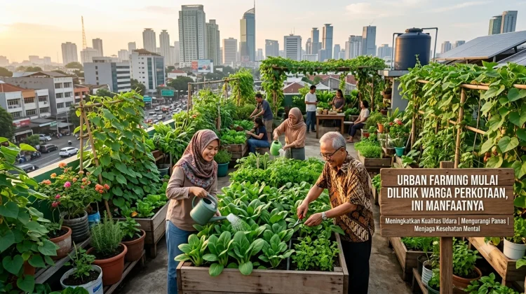 Urban Farming Mulai Dilirik Warga Perkotaan, Ini Manfaatnya