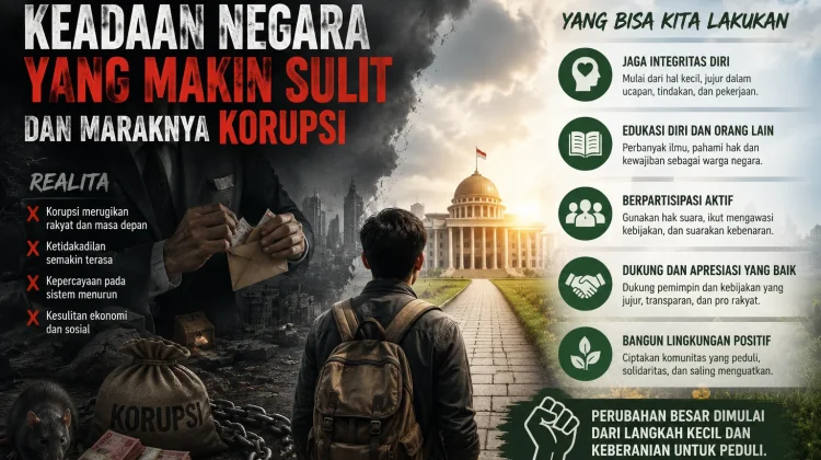 Menanggapi Keadaan Negara yang Makin Sulit dan Maraknya Korupsi