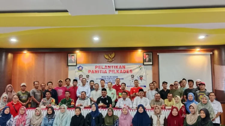 Panitia Pilkades Teluk Sasah 2026 Dikukuhkan