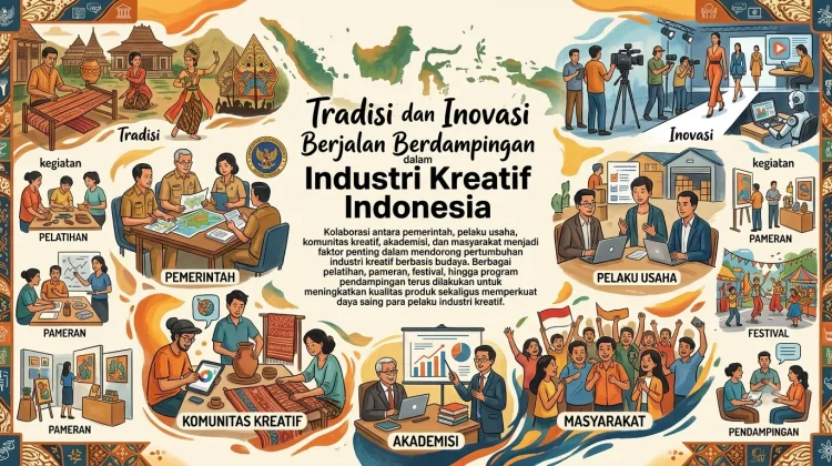 Tradisi dan Inovasi Berjalan Berdampingan dalam Industri Kreatif Indonesia