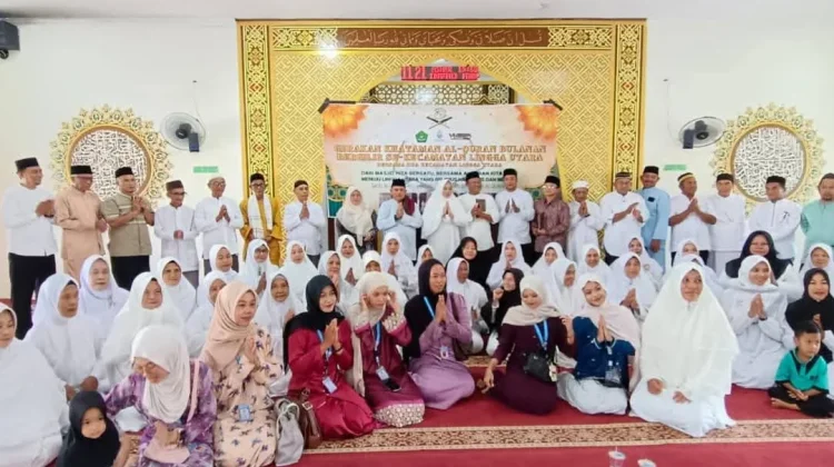Gerakan Khataman Al-Qur'an Bulanan KUA Lingga Utara