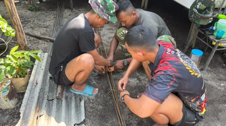 Hunian Layak untuk Rakyat, Satgas TMMD Ke-129 Pacu Pembangunan RTLH di Bintan