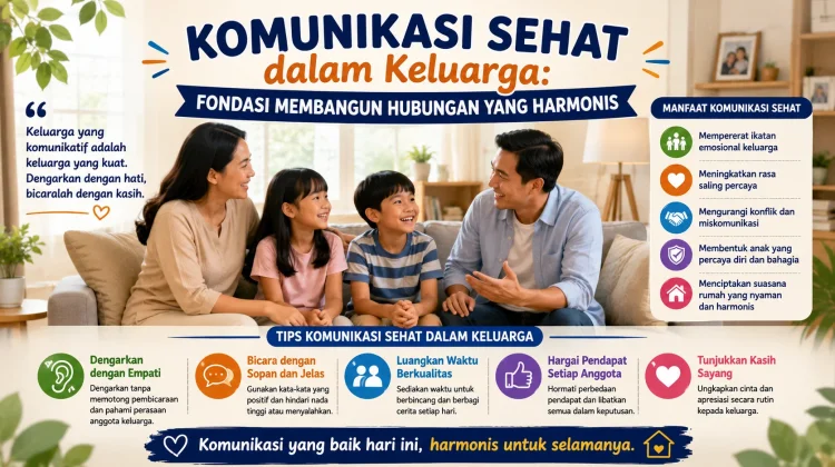Komunikasi Sehat dalam Keluarga: Fondasi Membangun Hubungan yang Harmonis
