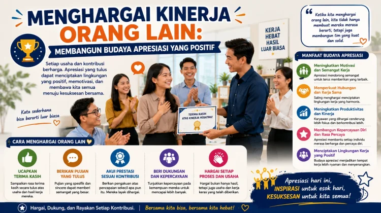 Menghargai Kinerja Orang Lain: Membangun Budaya Apresiasi yang Positif