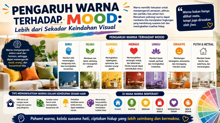 Pengaruh Warna terhadap Mood: Lebih dari Sekadar Keindahan Visual