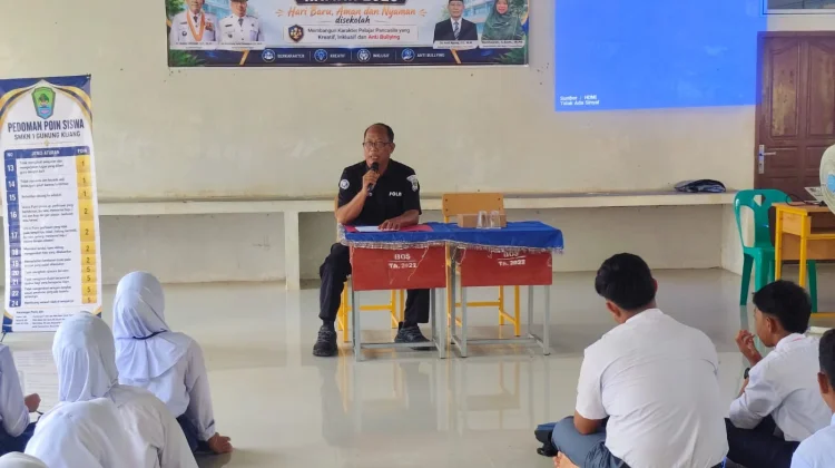 Polres Bintan Edukasi Siswa SMKN 1 Gunung Kijang soal Etika Bermedia Sosial