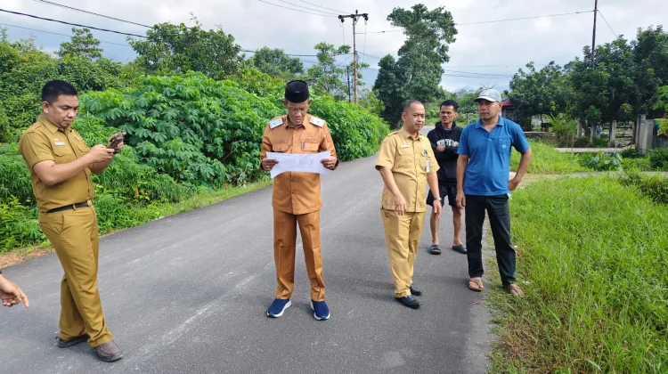 Sekda Lingga Tinjau Lokasi Pembangunan TK Negeri