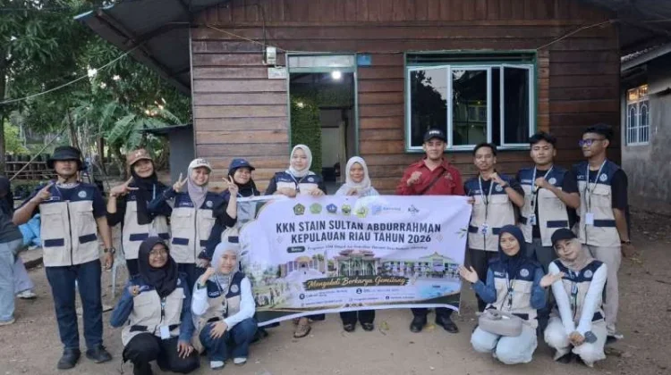 Desa Dendun Sambut Mahasiswa KKN STAIN Sultan Abdurrahman Kepri