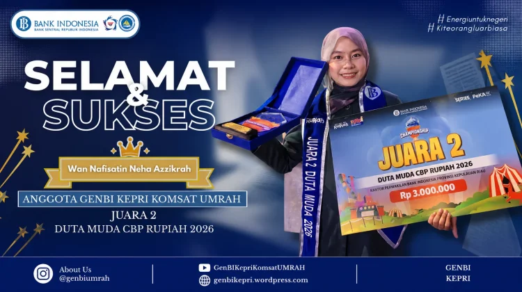 Duta Muda Cinta, Bangga, Paham Rupiah (CBP Rupiah) Bank Indonesia Provinsi Kepulauan