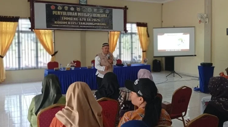 Satgas TMMD ke 129 Sosialisasikan Mitigasi Bencana ke Masyarakat