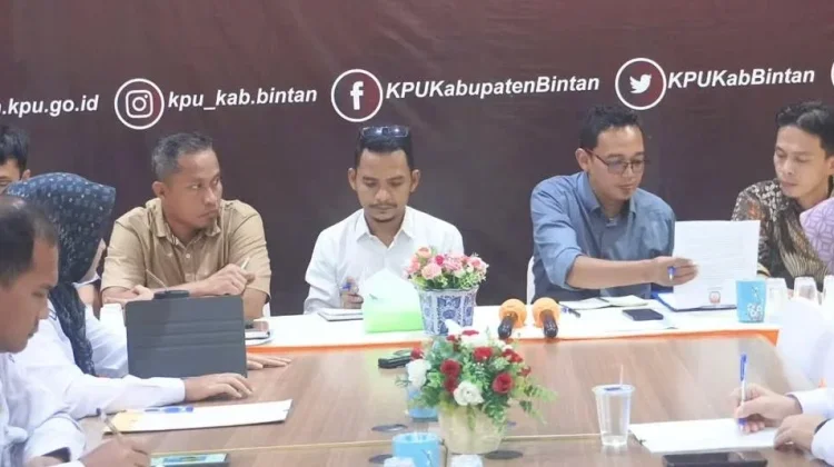 KPU Bintan Perkuat Koordinasi Internal dan Siapkan Kerja Sama dengan Kejari