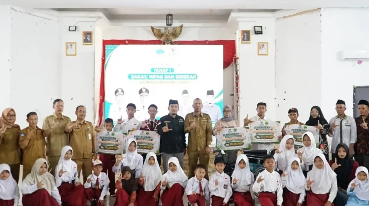 Kemenag Lingga Hadiri Penyaluran Program Bantuan Baznas Tahap I 2026