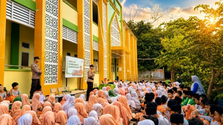 Polsek Bukit Bestari Edukasi Siswa MIN Tanjungpinang Cegah Bullying
