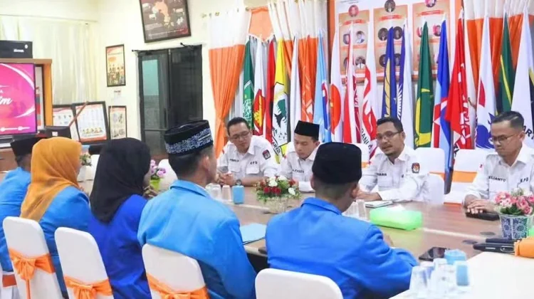 KPU Bintan Terima Audiensi PMII, Bahas Pendidikan Demokrasi