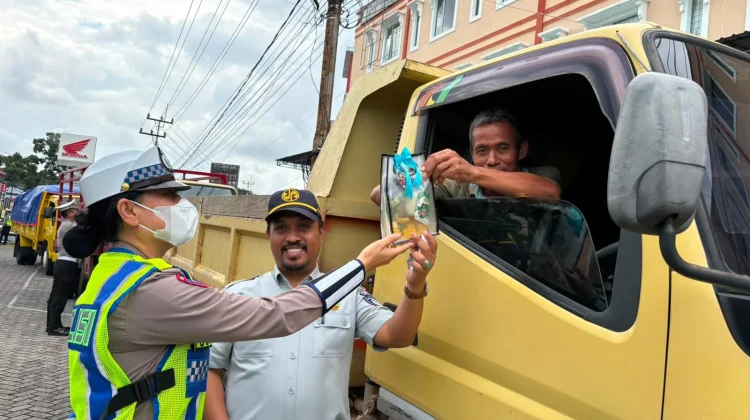 Tingkatkan Kesadaran lalu Lintas  Polresta Tanjungpinang Gelar Razia Simpatik